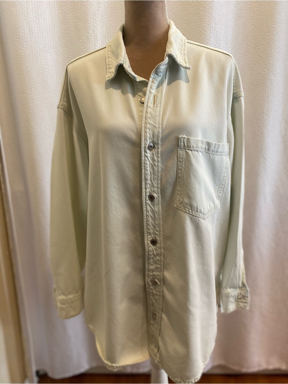 H&M &denim shirt jacket